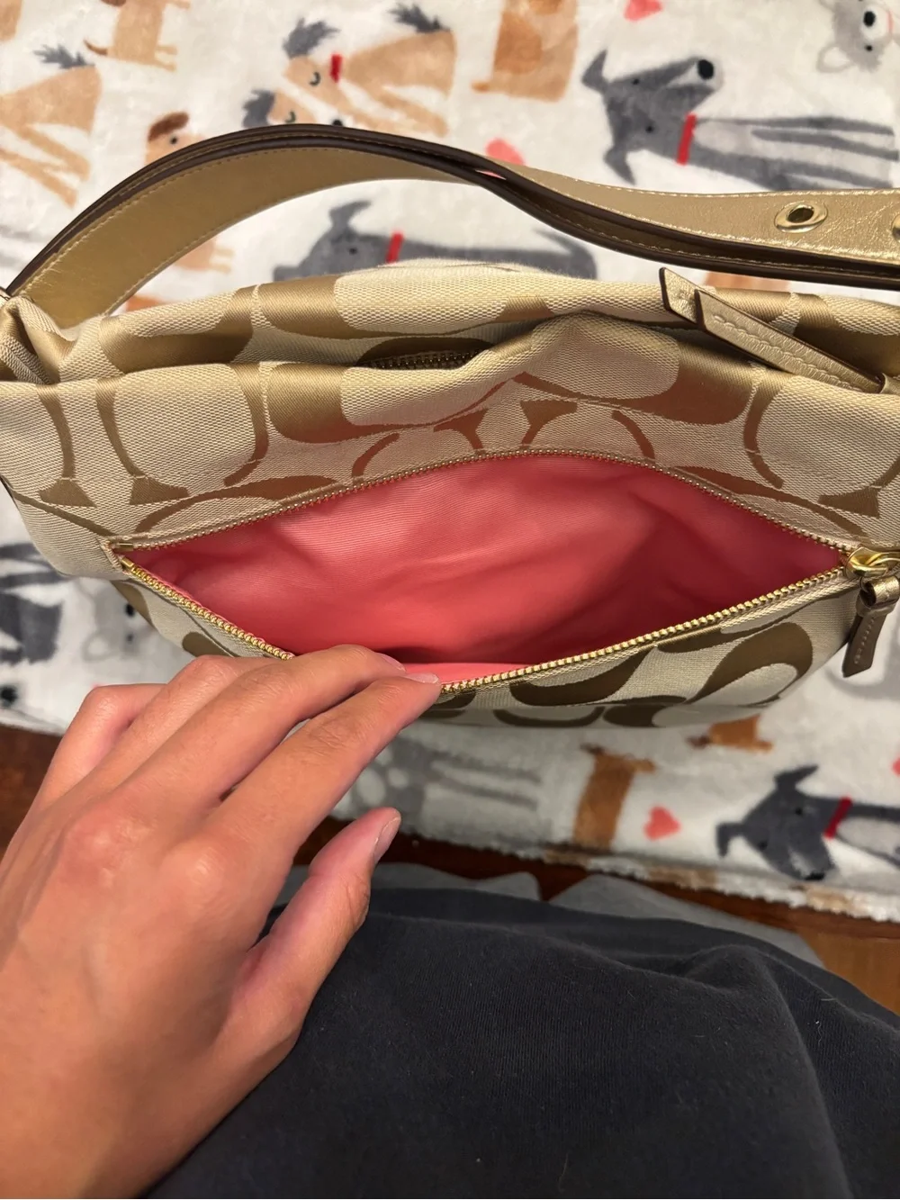 Vintage Coach Soho Signature Duffle